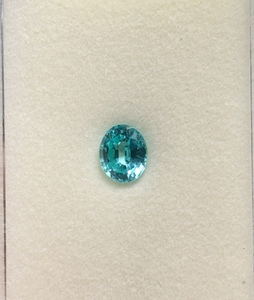 Gema Azul Paraiba Cultivada en Laboratorio, Corte Ovalado, Suelta, para Joyería, Regalo, Anillo, Collar, Certificación IGI, 6x8 7x9 8x10 10x12mm - Product Image 1