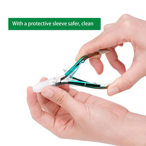 Pince à cuticules à mâchoire complète de qualité supérieure avec pointe fine à lame tranchante pour une utilisation facile des doigts - Product Image 5