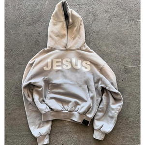 Sudaderas con Capucha de Alta Calidad para Hombre, Estampadas, de Algodón Mezclado, Personalizadas, a la Moda, de Corte Holgado - Product Image 2