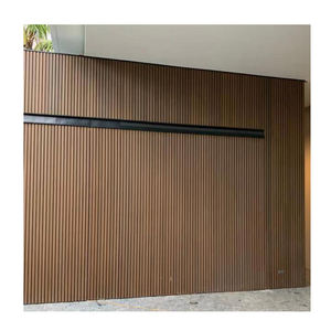 Pannelli Murali Esterni Impermeabili in Composito <span class=keywords><strong>Legno</strong></span>-Plastica (WPC) Pannello a Doghe Co-estruso per Soffitto <span class=keywords><strong>Rivestimento</strong></span> Esterno in PVC Effetto <span class=keywords><strong>Legno</strong></span> - Product Image 4