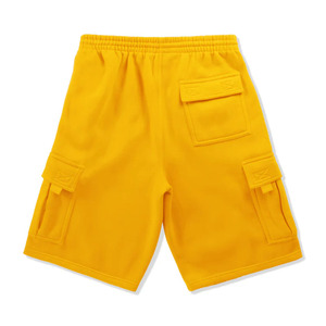 Wholesale Heavyweight 100% Cotton Gym <b>Shorts</b> Sports Fleece Canvas Front Logo Breathable Sweat <b>Short</b> Men's Running OEM Service - Product Image 2