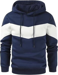 2025 American Fashion Brand Winter Clothing Casual <b>Retro</b> High Street Solid Knitted Hoodie 100% Cotton Oversized Anti-Shrink - Product Image 5