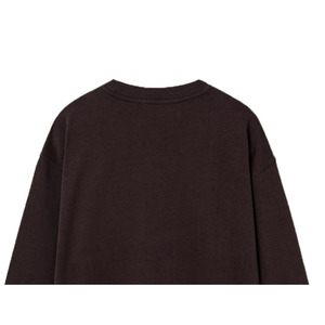 Sudadera de Cuello Redondo para Hombre, Premium, 100% Algodón, Felpa, Ecológica, Transpirable, Diseño Estampado en Relieve, Logotipo Frontal, 240g - Product Image 4
