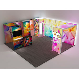 Se busca agente TianLang, cabina de exhibición sin herramientas, marco de aluminio, tela, caja de luz SEG, panel de fondo para eventos, pantallas para comercio - Product Image 3