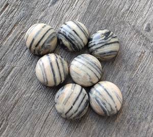Wholesale Natural Zebra Jasper AAA+ Quality Third Party Certified Lavira Brand 20mm Calibrated Round Australia Loose Gemstones - Product Image 6
