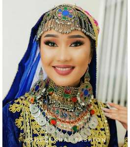 Collier vintage tribal Kuchi, un collier traditionnel pour femmes, c'est un collier volumineux et spectaculaire avec des composants inhabituels - Product Image 6