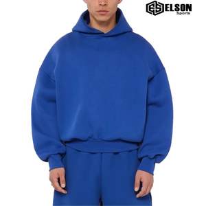 Nouveaux hommes pull goutte épaule sweat lourd Gsm Logo personnalisé tissu respirant sweat à capuche surdimensionné - Product Image 3