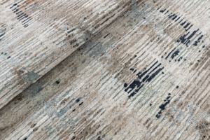 Tapis KUMAR faits à la main, design tibétain, forme rectangulaire, broderie en laine et tencel, résistant aux taches, motif géométrique moderne, poils moyens - Product Image 2