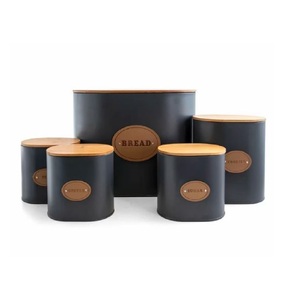 Stylish Rustproof Galvanised Storage <b>Container</b> Ideal For <b>Tea</b> <b>Coffee</b> <b>Sugar</b> Spices Grains <b>And</b> Eco-Friendly Kitchen Storage - Product Image 5