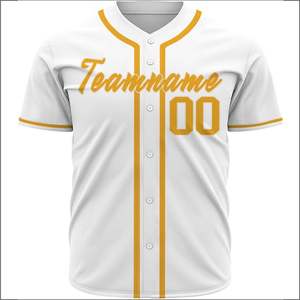 Usine en gros hommes Baseball Jersey jeunesse impression personnalisée à manches courtes vêtements de sport respirant uniforme - Product Image 2