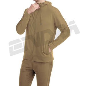 Custom Design Solid Color Mens Tracksuit Wholesale Premium Quality Two Piece Set <b>Jacket</b> and Pants Activewear Outfit - Product Image 3