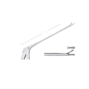 Pince à bec de canard en forme d'alligator extra plate 8mm mâchoire dentelée pointe arrondie pince à oreilles en acier inoxydable - Product Image 6