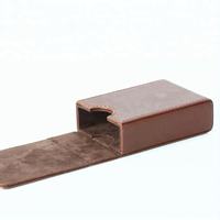 Étui à cartes à jouer classique vintage en cuir écologique personnalisable multifonction de haute qualité