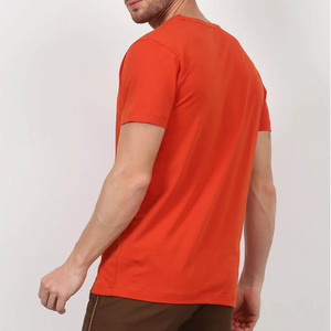 T-shirts doux à manches courtes col en V hommes T-shirt personnalisé en gros avec marque personnalisée Tee Shirt Next Level Apparel T Shirts - Product Image 2