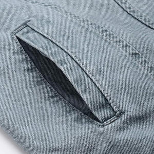 La más vendida nueva llegada al aire libre OEM hombres invierno Jeans chaquetas para Casual/último diseño precio más barato hombres Denim Jeans chaquetas - Product Image 6