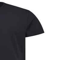 Couleur noire 100% coton T-shirt pour hommes bouffée impression personnalisé Simple Logo coupe ample vente chaude nouveau gros hommes T-shirt pour hommes