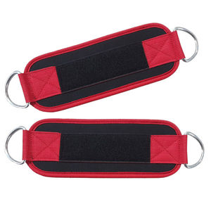 Bon marché, sangle de cheville d'haltérophilie avec boucle, ajustement réglable, sangles de cheville confortables pour exercices de fitness avec logo personnalisé - Product Image 2