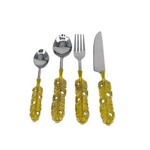 Cuillère et fourchette de haute qualité pour la maison, l'hôtel et le dîner, pour servir les aliments, pour les cadeaux, couverts à long manche, ensemble de couverts en gros - Product Image 2