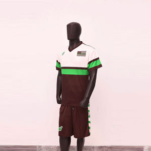 Custom Printed Men's Shorts Set with <b>Pockets</b> Short Sleeve T-<b>Shirt</b> and Casual Shorts Gym Wear Short Set for Men - Product Image 5