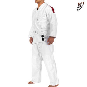 Professionnel personnalisé blanc Gi plaine Jiu Jitsu/Bjj Kimono/Gis brésilien Jiu Jitsu Judo Arts martiaux uniforme pour hommes - Product Image 6