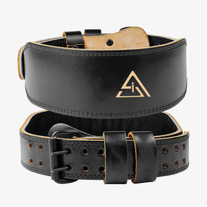 เข็มขัดออกกำลังกายหนังวัวแท้รุ่นใหม่ ระบายอากาศได้ดี สำหรับฟิตเนส เพาะกาย ยกน้ำหนัก แบบมีคันโยก ใช้ได้ทั้งชายและหญิง - Product Image 1