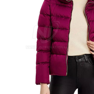 Low MOQ Custom <b>Women</b> Puffer <b>Jacket</b> <b>Lightweight</b> Breathable Wholesale Price Puffer <b>Jacket</b> For <b>Women</b> - Product Image 5