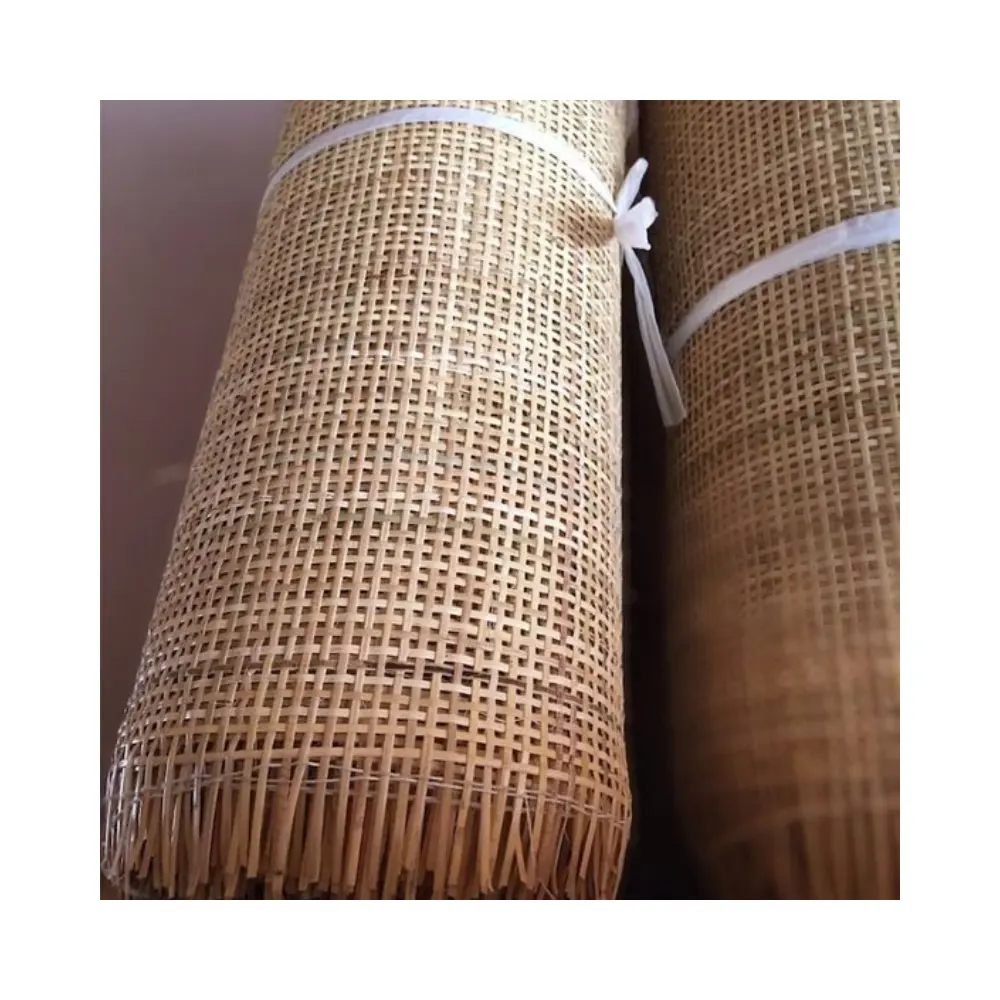 Vietnamese Decorative Radio Weave Rattan Webbing Roll, Customized Natural Rattan Roll