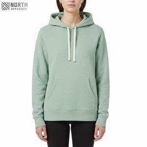 Sudaderas con capucha sólidas de invierno para hombre de alta calidad French Terry Drop Shoulder Knitted Personalizar Logo Casual - Product Image 1