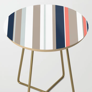 SCI อุปกรณ์ตกแต่งโต๊ะข้างลิ้นชัก,โต๊ะกาแฟทรงกลมสีขาวแบบโบราณสำหรับตกแต่งบ้าน - Product Image 2