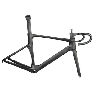 Voll carbon Felgen bremse AERO Rennrad rahmen, hochwertige Carbon Fahrrad rahmen Gabel Sattelstütze und Lenker