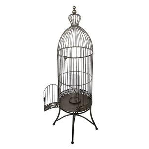 Cage à oiseaux de luxe de couleur dorée pour la décoration intérieure Cage à oiseaux décorative de jardin et de ferme au prix de gros - Product Image 4
