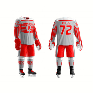 Uniformes de hockey sur glace pour hommes de haute qualité, prix imbattable, impression numérique, design personnalisé avec nom d'équipe OEM, ensembles de vêtements LEOCOR SPORTS - Product Image 4
