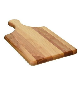 Planches à découper en bois massif durables, forme rectangulaire, avec poignée, compatibles lave-vaisselle, pour la cuisine à domicile, à suspendre au mur, pour couper les salades - Product Image 3
