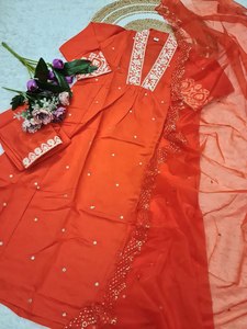 LAUNCHING NEW FESTIVE WEAR KURTI PENT WITH DUPATTA <b>FABRIC</b> <b>VISCOSE</b> CHANDERI DUPATTA <b>FABRIC</b> CHANDERI COTTON - Product Image 6