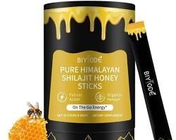 Bâtonnets de Shilajit et de Safran de Qualité Supérieure pour Adultes – Énergie et Soutien Immunitaire – Édulcorant Naturel – Emballage Pratique à Dose Unique - Product Image 2