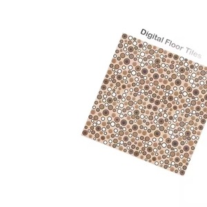 30x30cm Embossed Punch Designer Digital Ceramic Glazed Floor Tiles 300x300mm Terracotta Vitrified Glazed Parking Tiles - Product Image 1