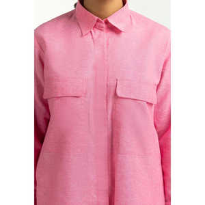 ชุดเซ็ตผ้าชามเบรย์ย้อมสีลำลอง รุ่น IPST-44559 สำหรับชุดฤดูใบไม้ผลิ/ฤดูร้อน ไซส์ XS/XS ชุดสองชิ้นประกอบด้วยเสื้อ - Product Image 4