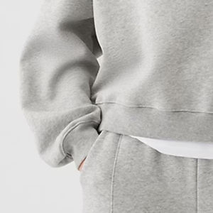 Factory Rate Streetwear <b>Women</b> Solid Color Sweatshirt With Custom Logo Desinging / Wholesale Rate For Bulk Buyer OEM Service 2026 - Product Image 3