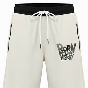 Pantalones Cortos Casuales para Hombre, Corte Relajado, Bordados, Satinados, Transpirables, Ecológicos, para Verano, Cómodos, Estilo Urbano, Moda Diaria - Product Image 3