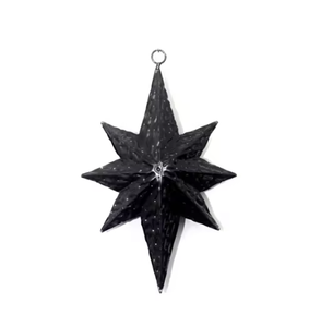 Amplia gama de adornos colgantes de decoración navideña de alta calidad, colgante de árbol o pared, decoración del hogar, diseño en forma de estrella, gran vendedor - Product Image 3