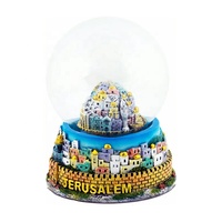 Globe à neige artistique personnalisé en résine, peint à la main, sur le thème des animaux, souvenir de voyage pour touristes et collectionneurs