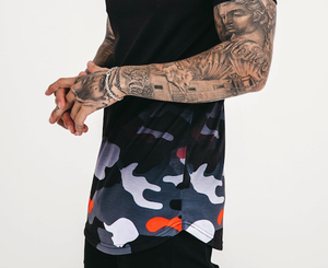 Alta calidad Low Oem Moq 240gsm 100% Camiseta de algodón Marca personalizada En blanco Liso Tallas grandes Camisetas para hombres - Product Image 4