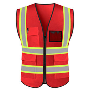 Top 100% Chaleco de seguridad de poliéster con nuevo diseño Característica transpirable Fabricación superior Nuevo - Product Image 3