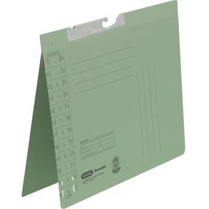 ELBA DIN <b>A4</b> 320g/m Recycled Green Manila Cardboard File <b>Folder</b> Official Filing System with Organizational Imprint - Product Image 1