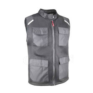 เสื้อกั๊กสำหรับขี่มอเตอร์ไซค์กลางแจ้งเล่นกีฬาฤดูหนาวมีซิปและผ้ารัดลำตัวกันลมแผ่นแปะออกแบบได้ตามต้องการผลิตโดยกีฬาจาก capcon - Product Image 1