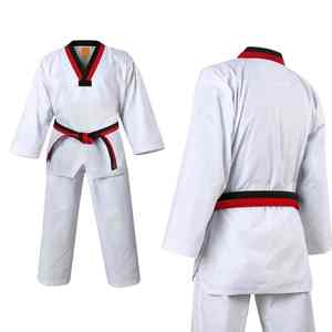 Uniforme de Taekwondo de alta resistencia para entrenamientos exigentes que proporciona una resistencia duradera y una sensación ligera y equilibrada. - Product Image 1