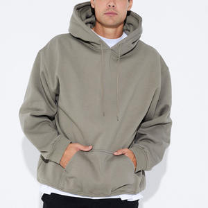 Sudaderas con capucha para hombre, 100% algodón, logotipo personalizado, hombros caídos, bolsillos, Jersey funcional de gran tamaño, sudaderas con capucha de peso pesado para hombre - Product Image 4