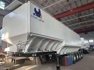 Fabricant chinois fournit des semi-remorques à benne basculante de 50M3, 60M3, 65M3, avec vis sans fin hydraulique - Product Image 4