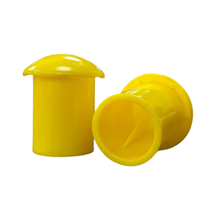 Capuchons de sécurité industriels en plastique pour barres d'armature, style champignon, durables, anti-moisissures, approuvés OSHA, pour chantier de construction, hermétiques, 16-32 mm - Product Image 4