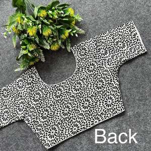 Artriddhs algodón estilo Vintage blusa Ajrakh estampado patrón a cuadros media manga cuello barco diseño de talla grande mujer verano venta al por mayor - Product Image 1